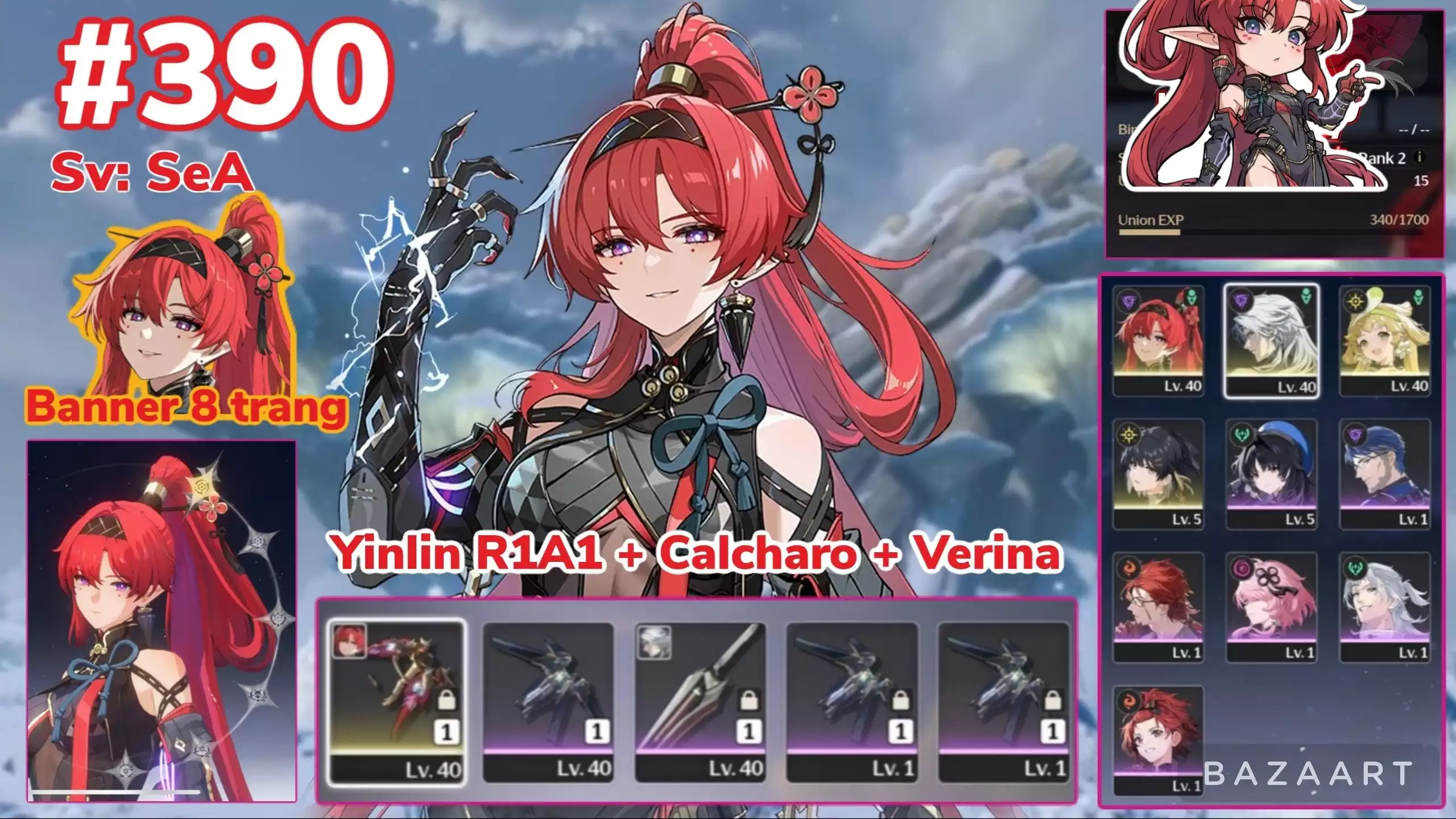 [ ACC VIP ] TH101 Yinlin Trấn + Calcharo + Verina + Banner 8 trang